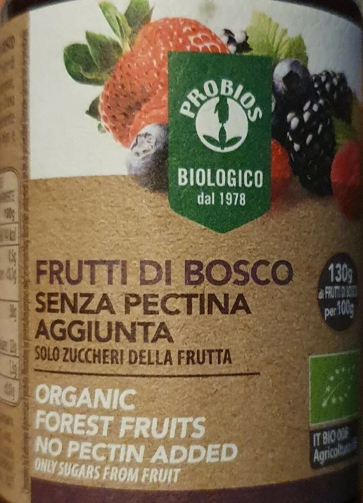 Marmellata ai frutti di bosco