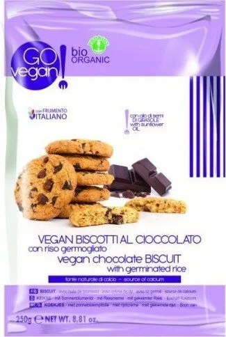 Go Vegan Vegan Biscotti Al Cioccolato