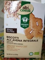 Biscotti all'avena integrale