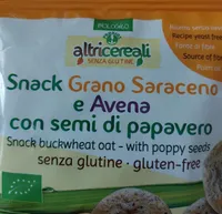 Snack grano saraceno e avena con semi di papavero