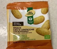 Snack ceci e lenticchie con rosmarino