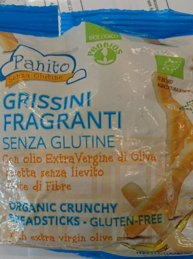 Grissini fragranti senza glutine