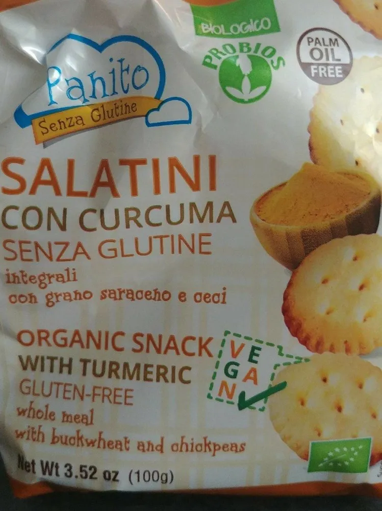 Salatini con curcuma senza glutine