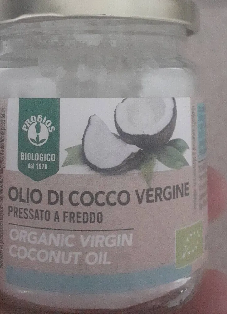 Olio di cocco vergine pressato a freddo