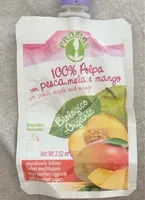 100% polpa con pesca,mela e mango