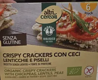 Crispy Crackers con Ceci Lenticchie e Piselli