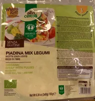 Piadina mix legumi