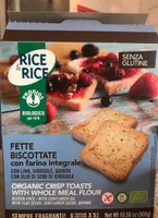 Biscottes farine complete de riz
