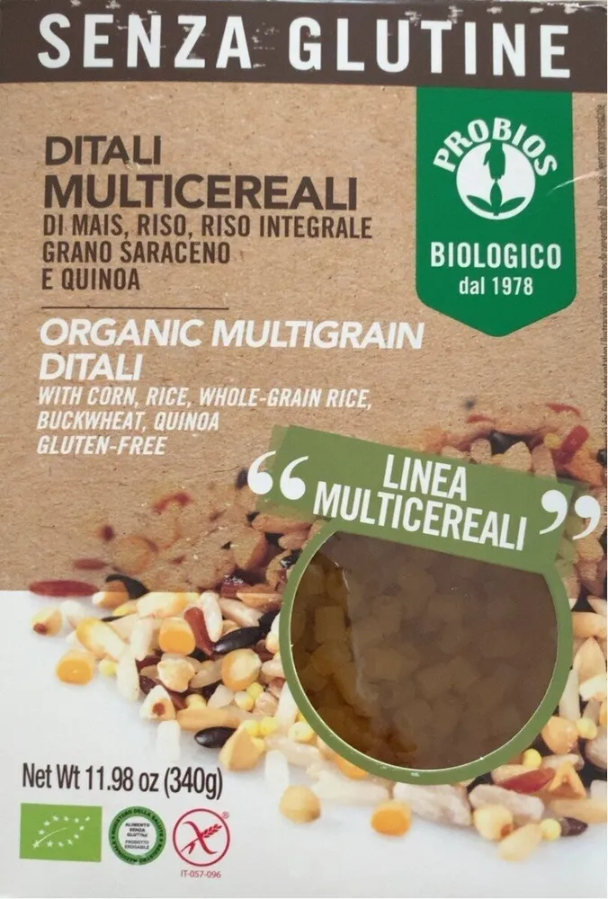 Ditali Multicereali senza glutine