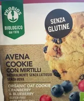 Avena cookie con mirtilli