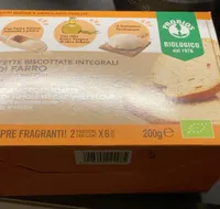 Fette biscottate integrali di farro