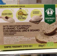 Fette biscottate int. di grano capelli girasoli lino sesamo