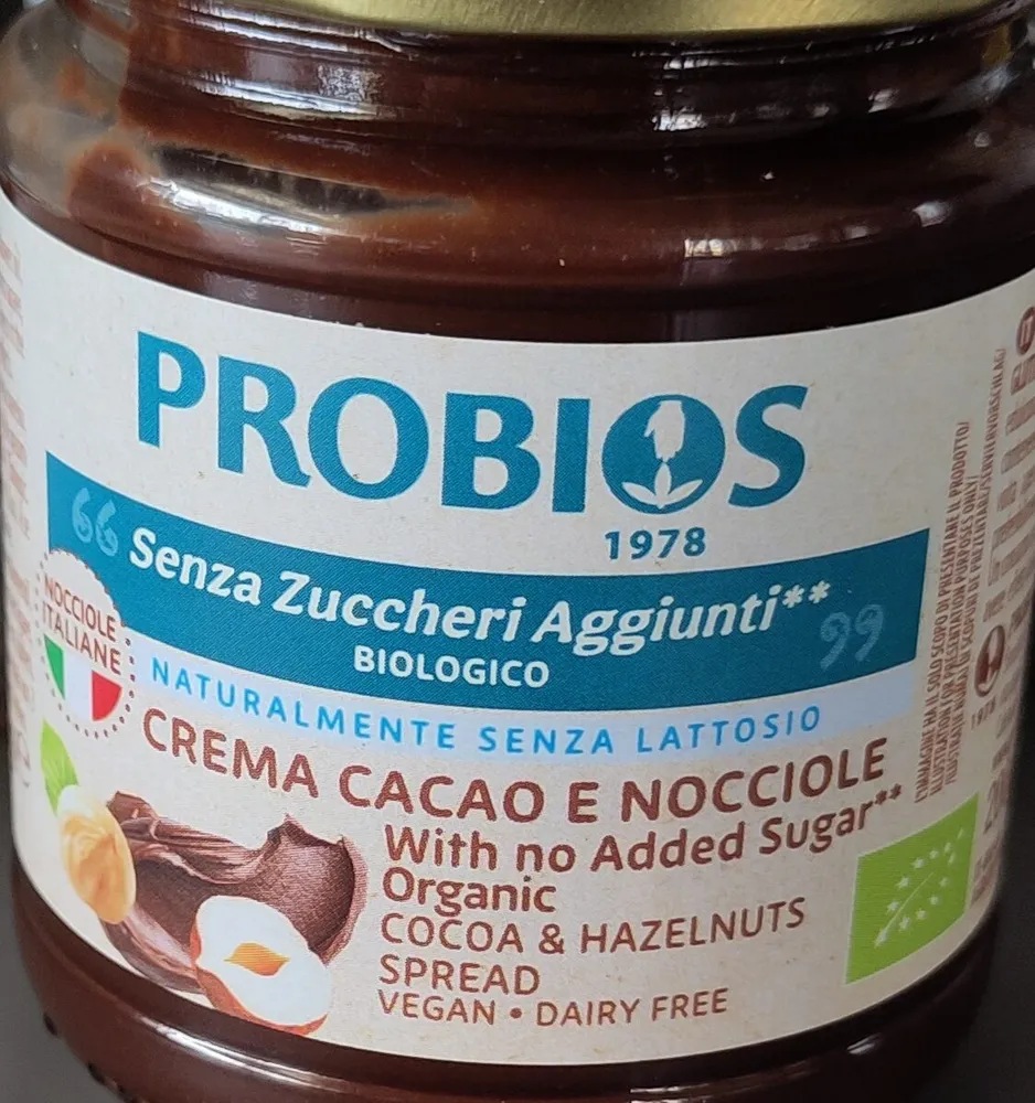Crema cacao e nocciole