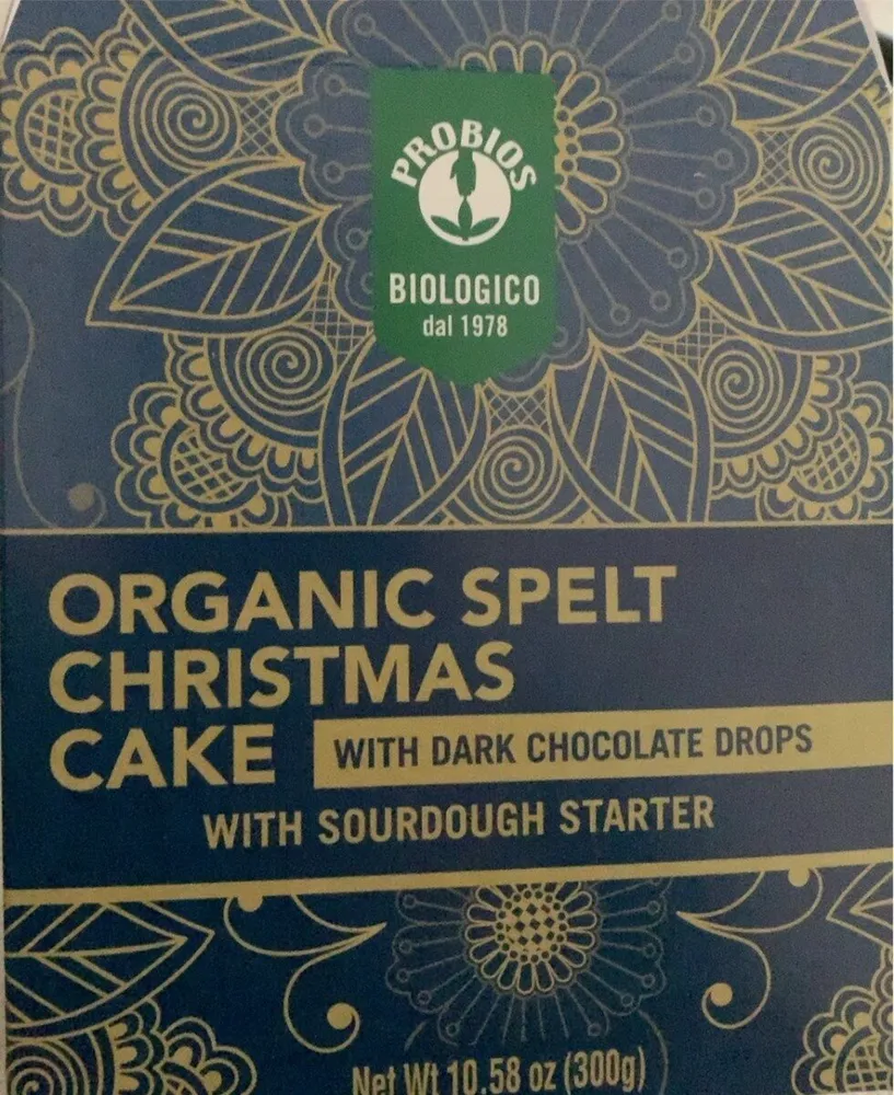 Organic Spelt Christmas Cake