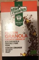 Protein granola cacao e arancia