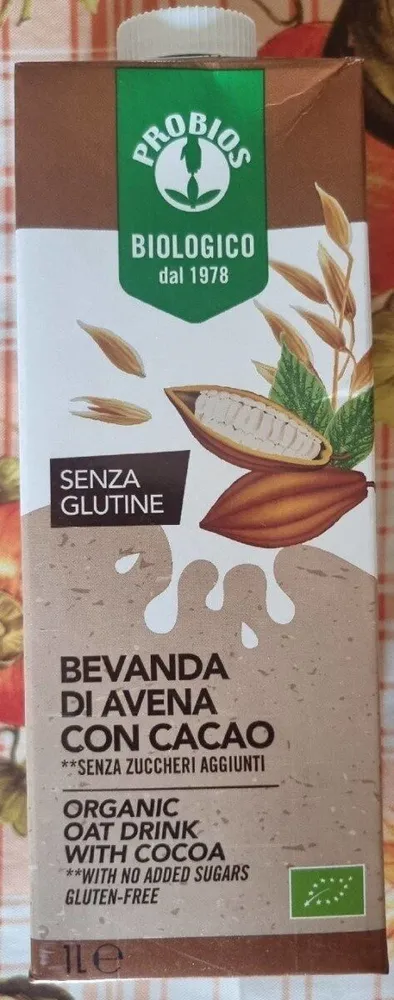 Bevanda di avena con cacao