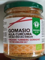 Gomasio alla curcuma con sale rosa dell'Himalaya