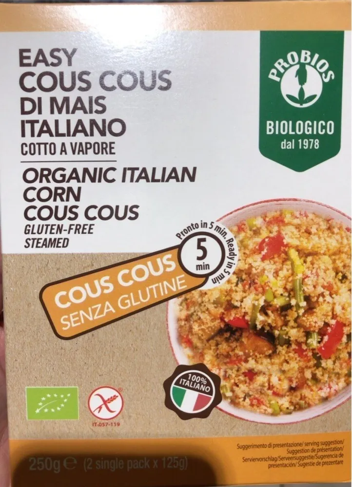 Easy cous cous di mais italiano