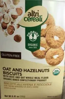 Oat and hazelnuts biscuits