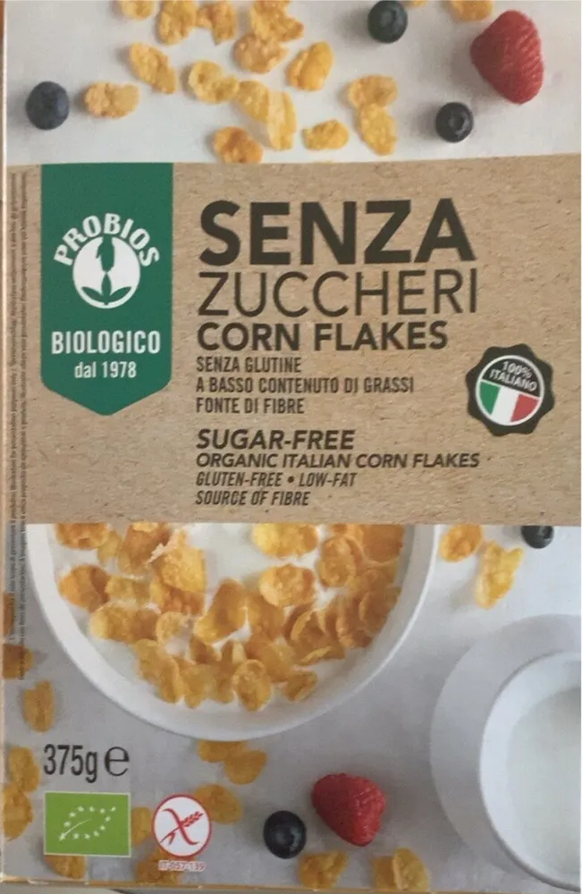 Senza zucchero corn flakes