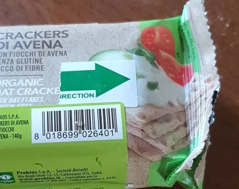 Cracker di avena