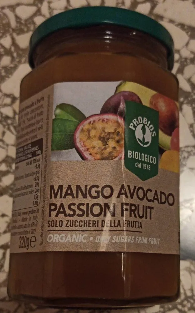 Mango avocado passion fruit