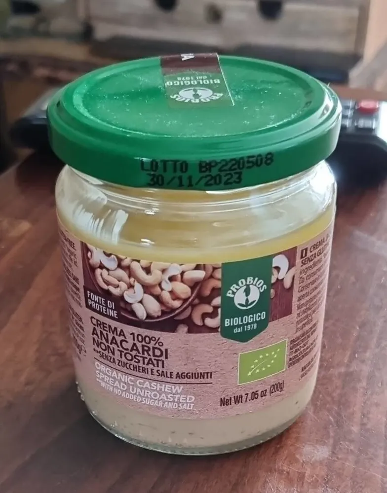 Crema anacardi