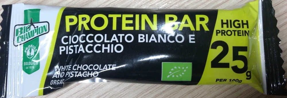 Protein Bar cioccolato bianco e pistacchio