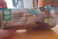 Biscuits con crema a latte senza lievito