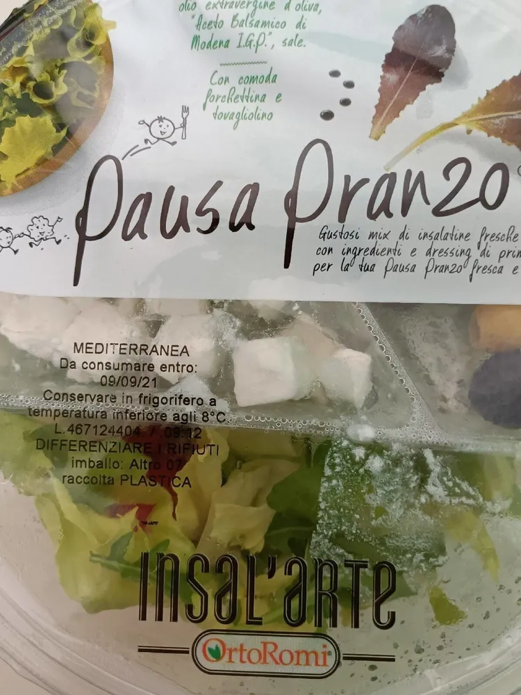 Pausa Pranzo Mediterranea con formaggio e olive