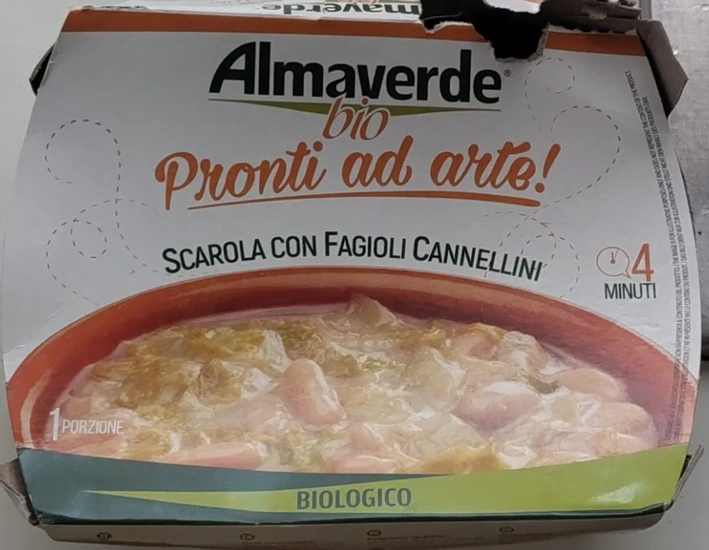 Scarola con fagioli e cannellini