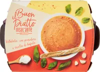 Il buon piatto vellutata con pomodoro e ricotta di bufala