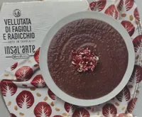 vellutata di fagioli e radicchio