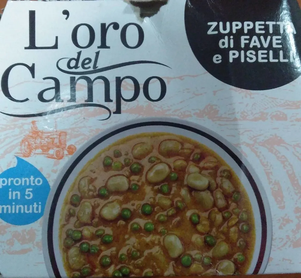 Zuppetta di fave e piselli