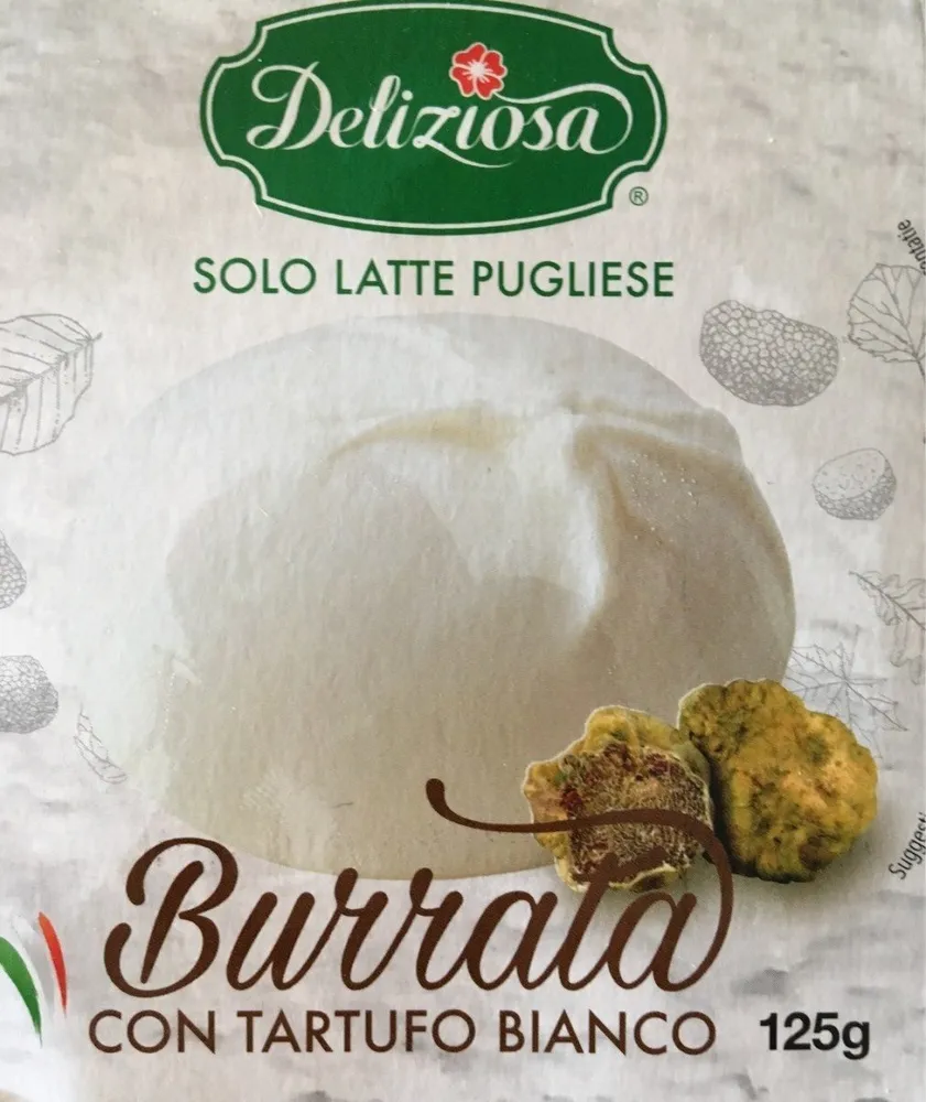 Burrata con tartufo bianco
