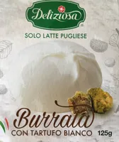 Burrata con tartufo bianco