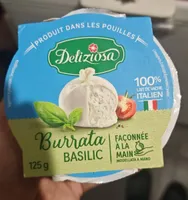 buratta basilic