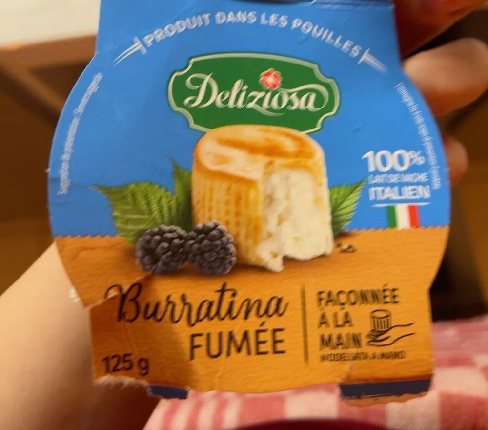 Burratina fumée