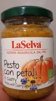 Pesto con petali e curry