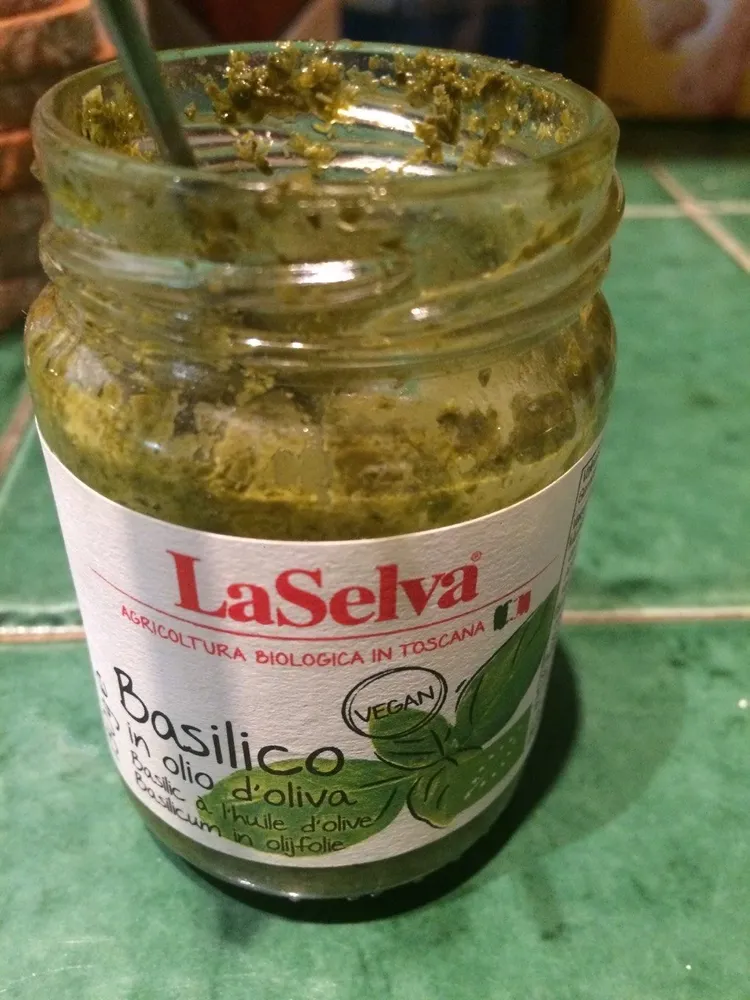 Basilico in olio d’oliva