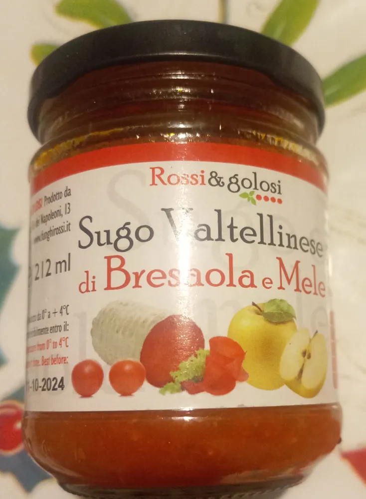Sugo Valtellinese di Bresaola e Mele