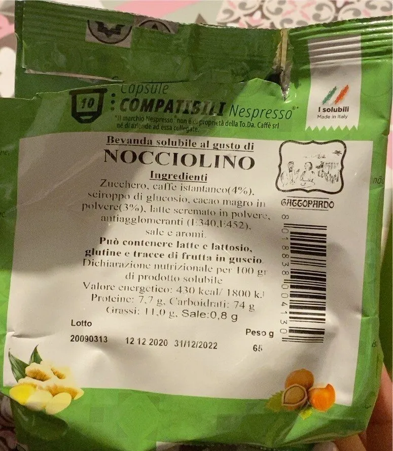 Capsule nocciolino