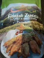 Fiori di zucca con alici e mozzarella