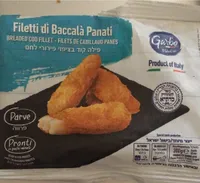 Filets de cabillaud panés