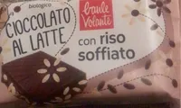 Cioccolato al latte con riso soffiato