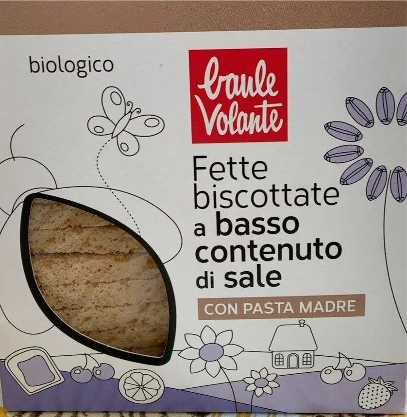 Fette biscottate a basso contenuto di sale
