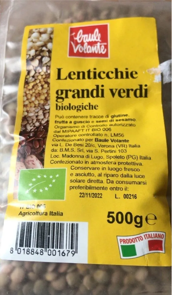 Lenticchie grandi verdi