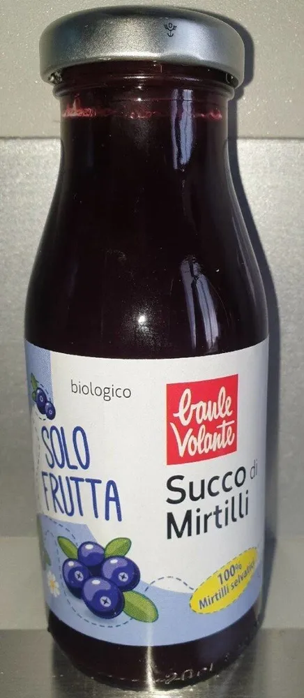 Succo di mirtilli