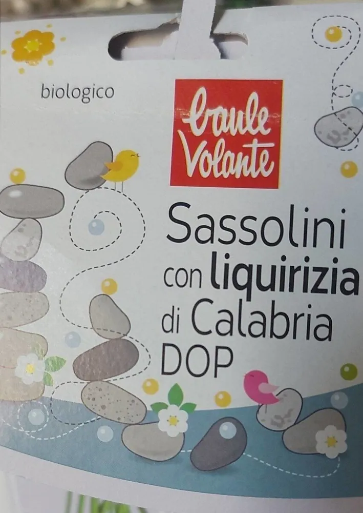 Sassolini con liquirizia di Calabria DOP