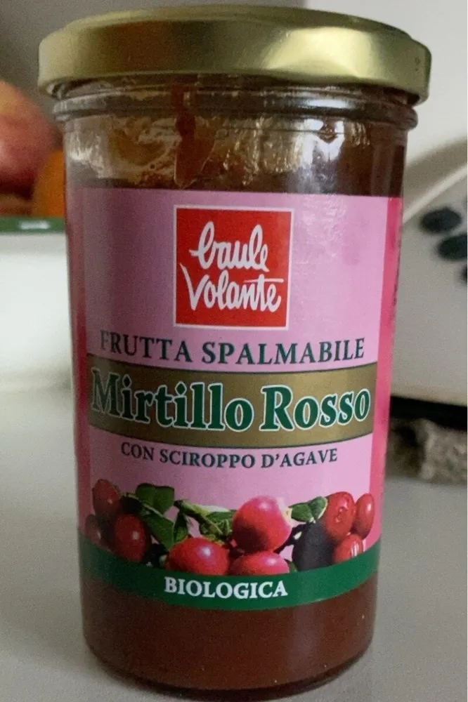 Frutta spalmabile mirtillo rosso